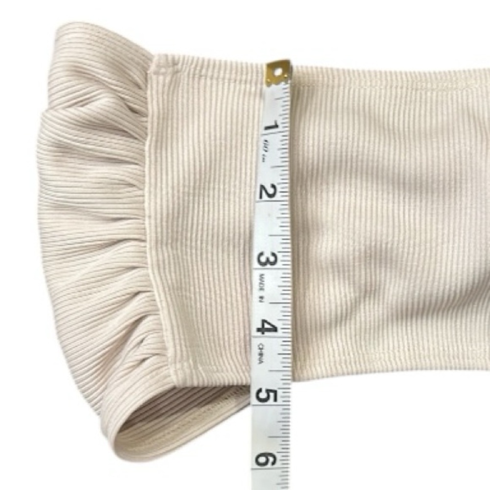 Kimberly Taylor Cabana Bandeau Bralette in Stone Resort Ware Size Large NWT - Picture 9 of 11